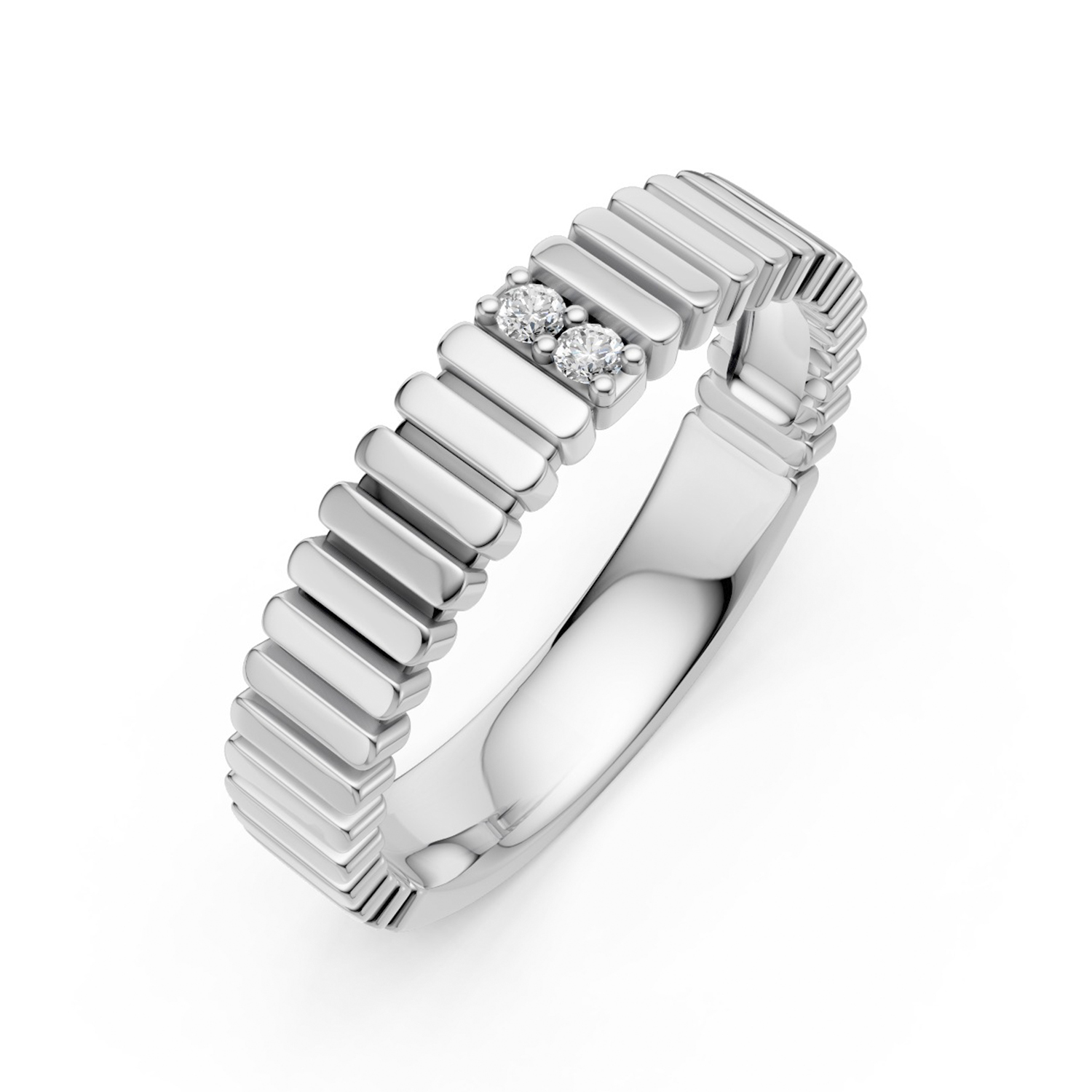 Nhẫn Cưới Nam 14K Kim Cương Lab-grown Amphitrite Nhẫn Cưới Nam 14K Kim Cương Lab-grown Amphitrite