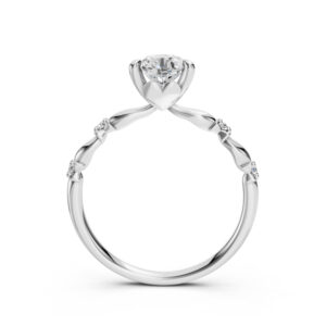 Nhẫn Cầu Hôn 10K CZ Lou