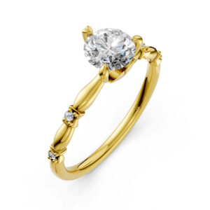 Nhẫn Cầu Hôn 10K CZ Lou