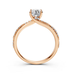 Nhẫn Cầu Hôn 10K CZ Margo