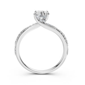 Nhẫn Cầu Hôn 10K CZ Margo