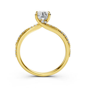 Nhẫn Cầu Hôn 10K CZ Margo