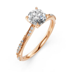 Nhẫn Cầu Hôn 10K CZ Margo