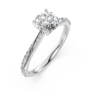 Nhẫn Cầu Hôn 10K CZ Margo