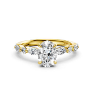Nhẫn Cầu Hôn 14K CZ Brook