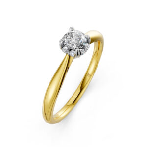 Nhẫn Cầu Hôn 10K CZ Cherish