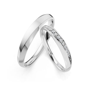 Cặp Nhẫn Cưới 14K CZ Always You