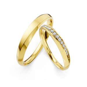 Cặp Nhẫn Cưới 14K CZ Always You