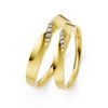 Cặp Nhẫn Cưới 14K CZ In My Heart
