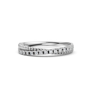 Nhẫn Cưới Nữ 14K Kim Cương Infinty Us