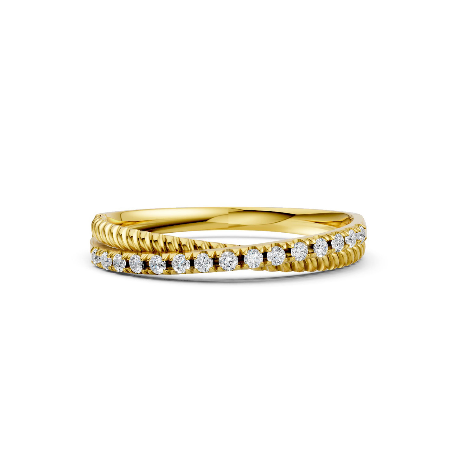Nhẫn Cưới Nữ 14K Kim Cương Infinty Us Nhẫn Cưới Nữ 14K Kim Cương Infinty Us