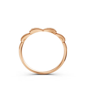 Nhẫn Cưới Nữ 14K Kim Cương Lab-grown Twisted Love