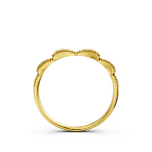 Nhẫn Cưới Nữ 14K Kim Cương Lab-grown Twisted Love