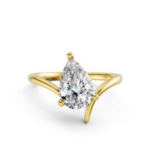 Nhẫn Cầu Hôn 10K CZ Spark