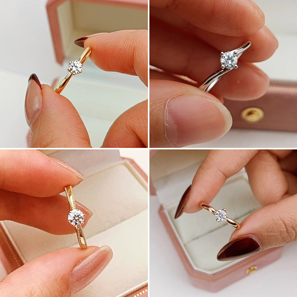 Kim cương 1 carat phù hợp với kiểu nhẫn nào?