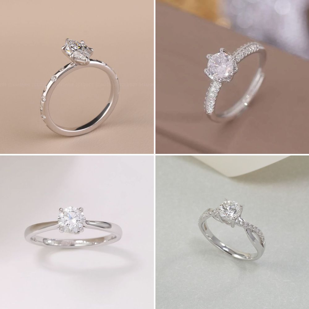 Tại sao nên chọn nhẫn bạch kim nữ đính đá?