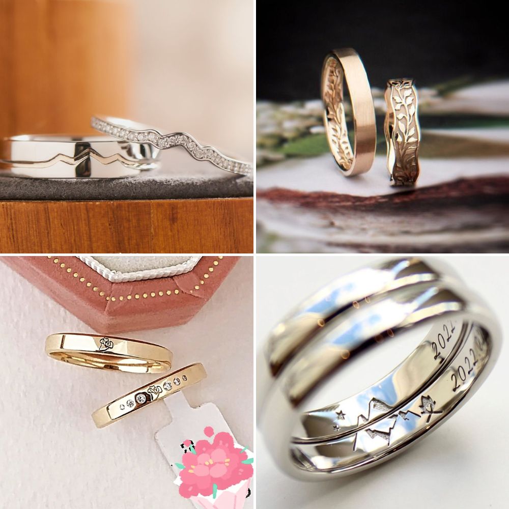 Mẫu nhẫn cưới độc lạ đáng tham khảo
