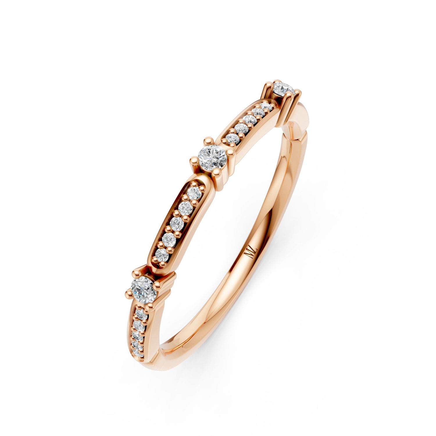 R16038-P-KR Nhẫn Vàng 10K CZ Enchanted