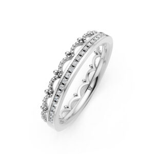 Nhẫn Vương Miện 10K CZ Exquisite Beauty