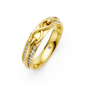 Nhẫn Cưới Nữ 14K Kim Cương Pretty Much