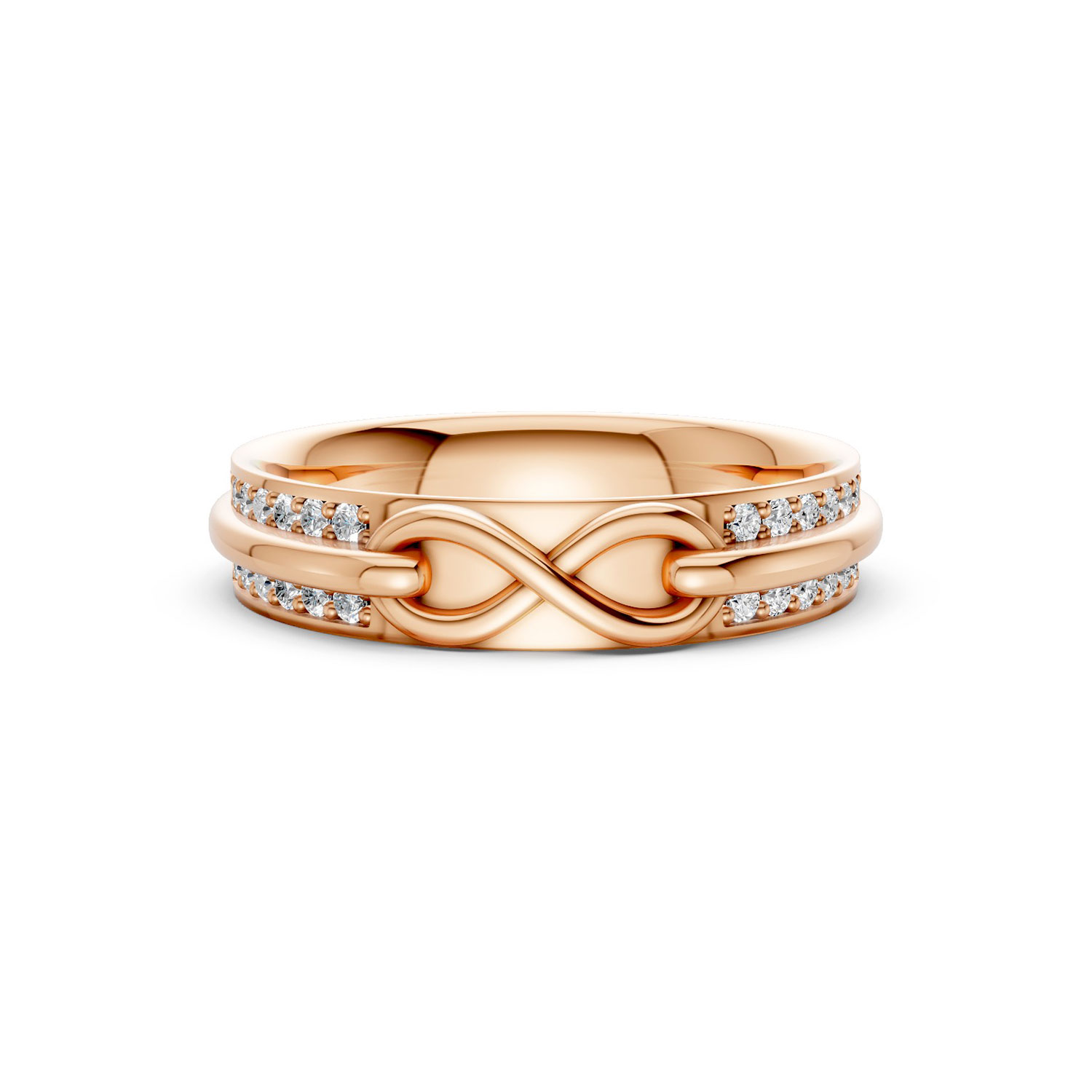 RP15074-L-T-KR Nhẫn Cưới Nữ 14K Kim Cương Pretty Much