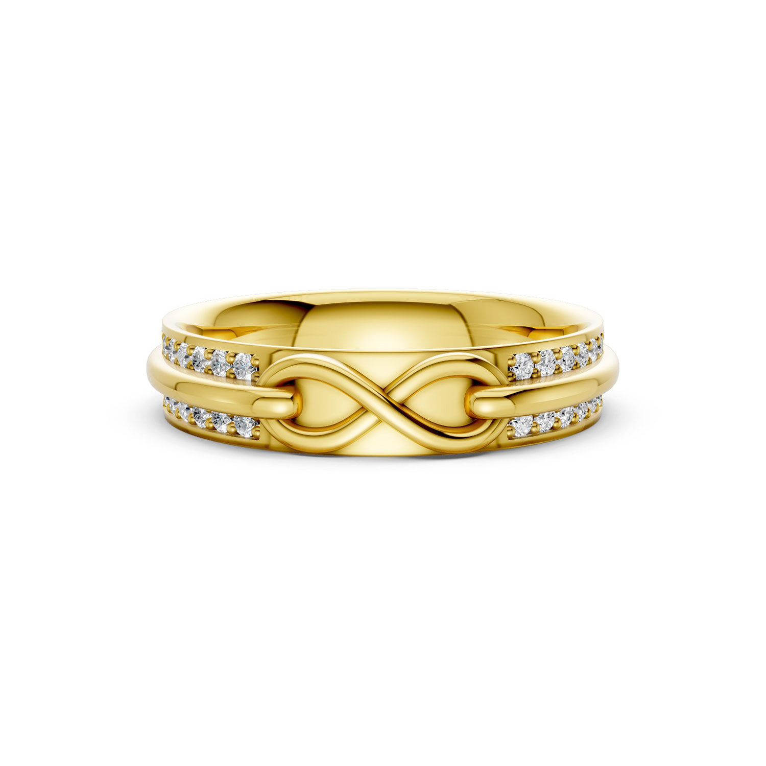 RP15074-L-T-KY Nhẫn Cưới Nữ 14K Kim Cương Pretty Much