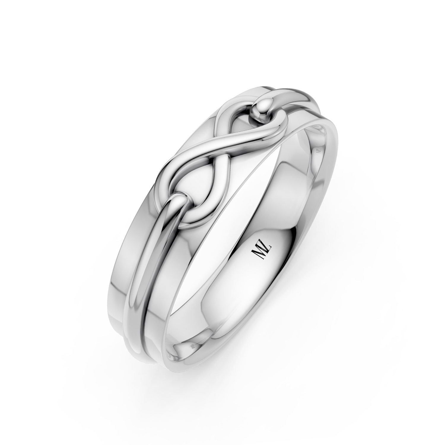 RP15074-M-P-KW Nhẫn Cưới Nam 14K Pretty Much