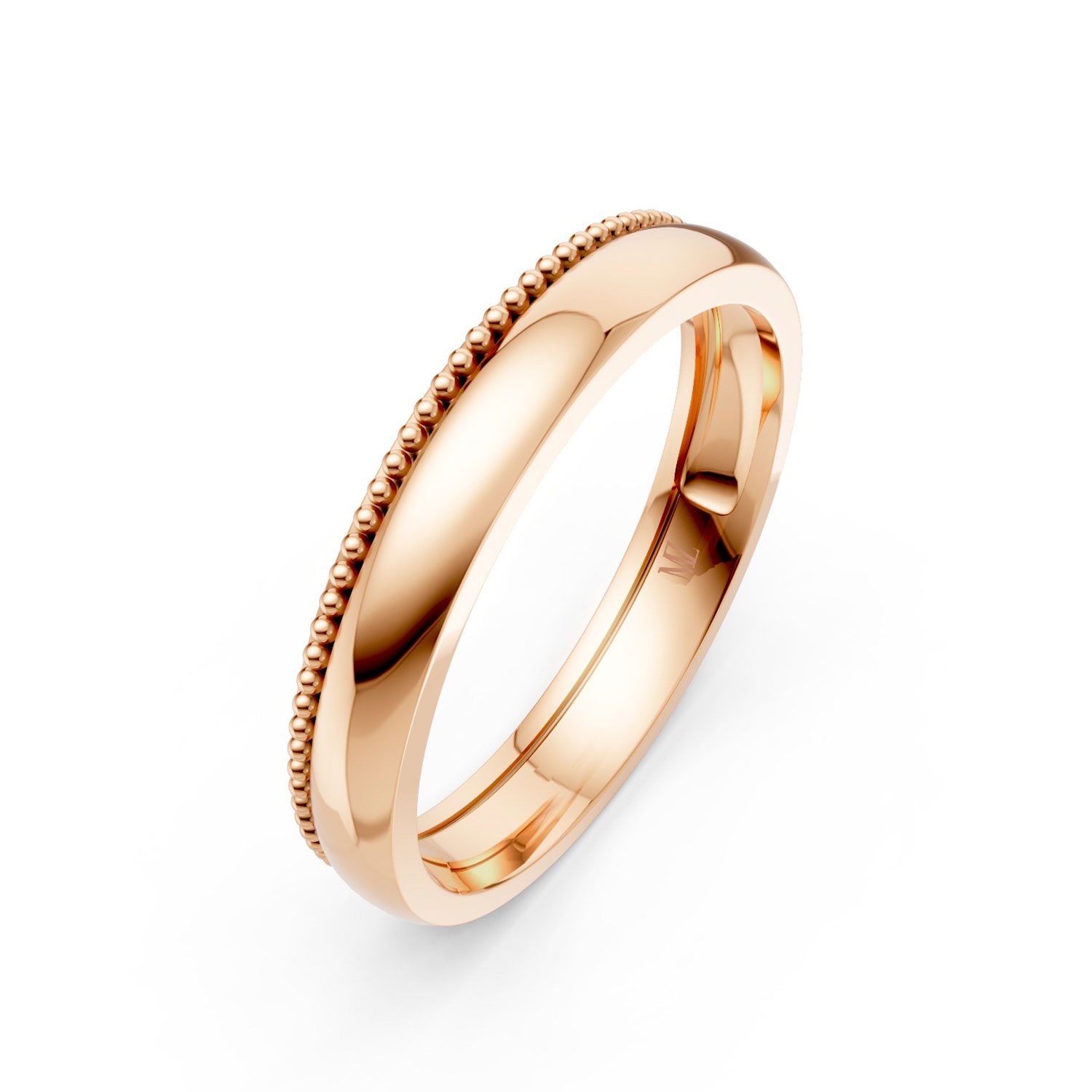 RP15080-M-P-KR Nhẫn Cưới Nam 14K Be Together