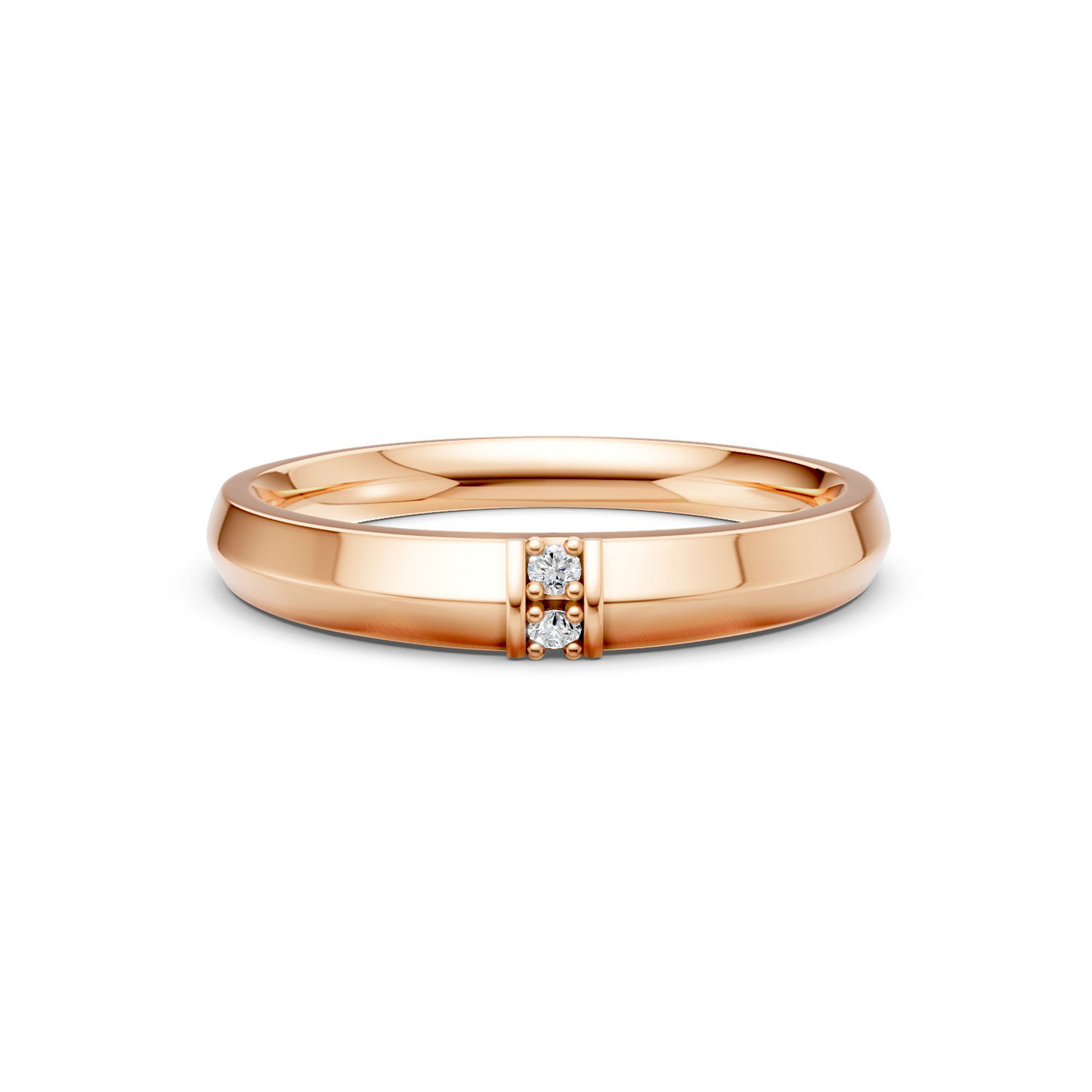 RP15081-M-T-KR Nhẫn Cưới Nam 10K CZ Sweet Dream