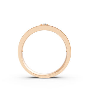 Nhẫn Cưới Nam 14K CZ Peaceful Sunrise
