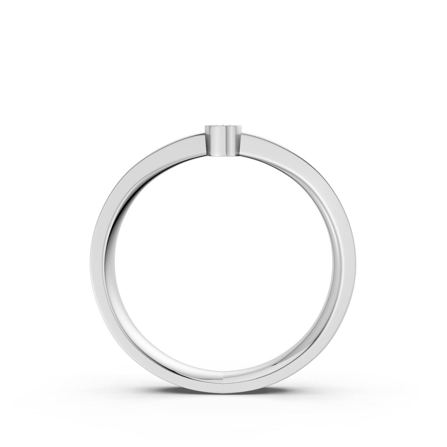 RP17135-M-F-KW Nhẫn Cưới Nam 14K Kim Cương Artistic Sense