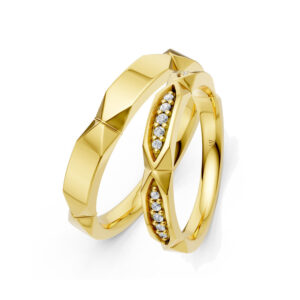 Cặp Nhẫn Cưới 14K Kim Cương Lab-grown The Sweetest Moment