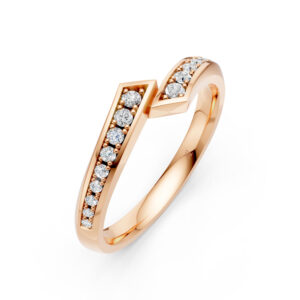 Nhẫn Cưới Nữ 14K CZ Forever Love