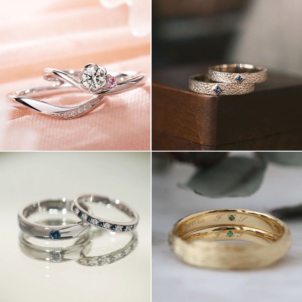 Cá nhân hóa nhẫn cưới và nhẫn cầu hôn với đá Tourmaline