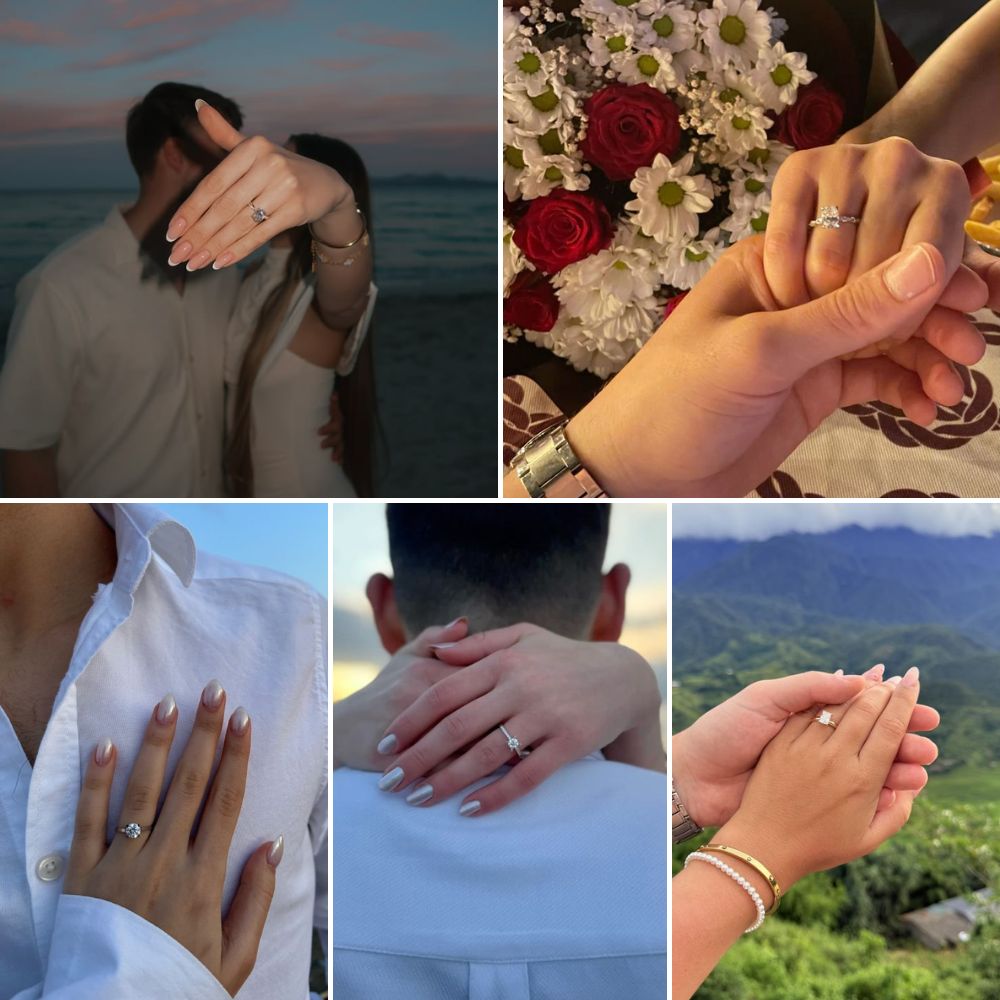Nhẫn cầu hôn đeo ngón nào là đúng? 