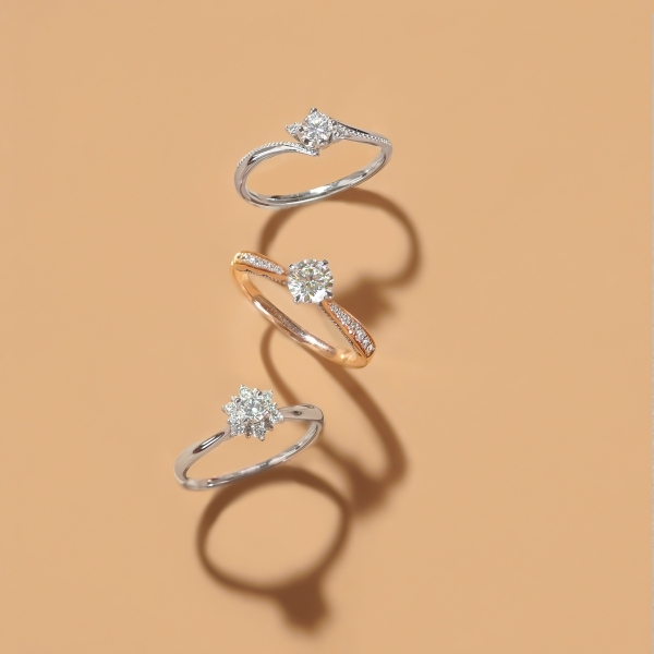 Xu hướng nhẫn cầu hôn đơn giản phù hợp với mọi phong cách