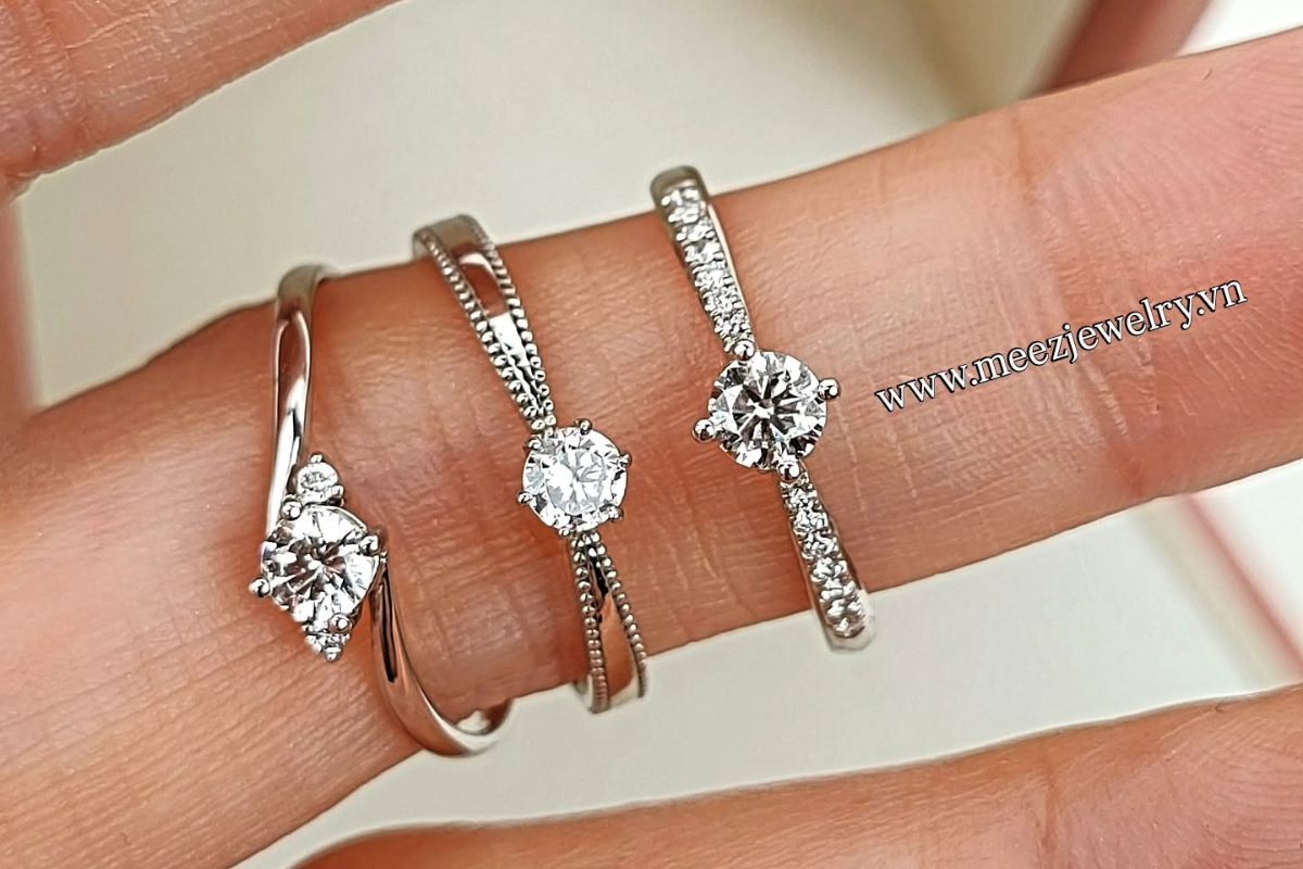 nhẫn vàng 18K nữ đẹp